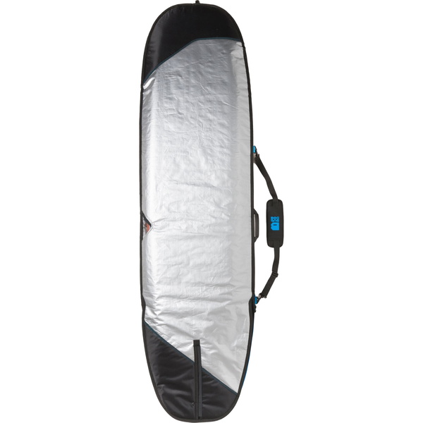 2026 Bulldog Core Mini Mal Surfboard Tas Bdbbcmm - Zwart / Cyaan